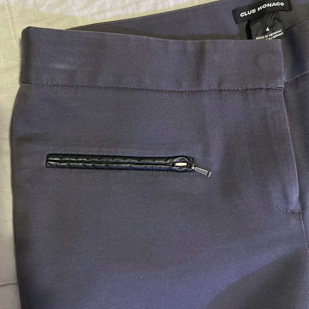 Club Monaco Charcoal Gray Work Pants in Size 4